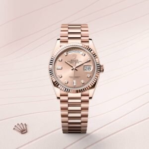 Rolex President Oro Rosa Esfera Blanca