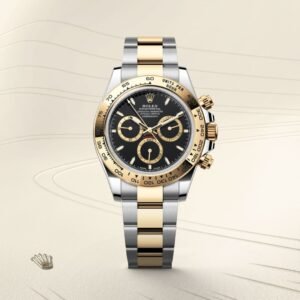 Rolex Daytona Bicolor Oro y Plata Esfera Negra