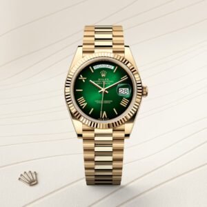 Rolex President Oro Esfera Verde